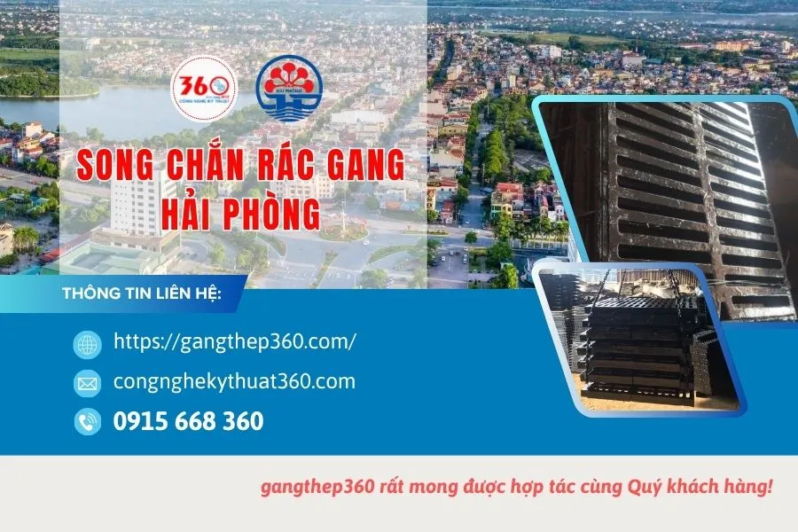 Báo Giá Song Chắn Rác Gang Hải Phòng