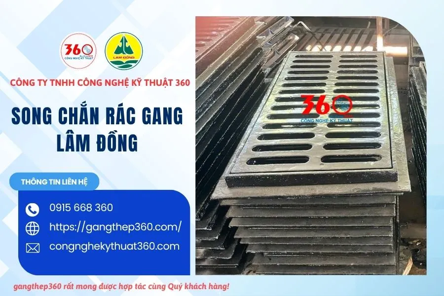 Báo Giá Song Chắn Rác Gang Lâm Đồng