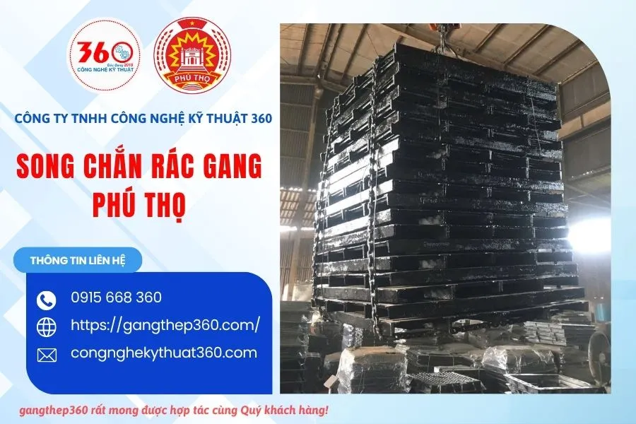 Báo Giá Song Chắn Rác Gang Phú Thọ