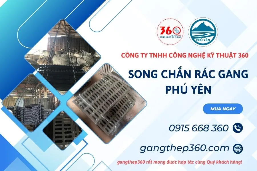 Báo giá song chắn rác gang Phú Yên