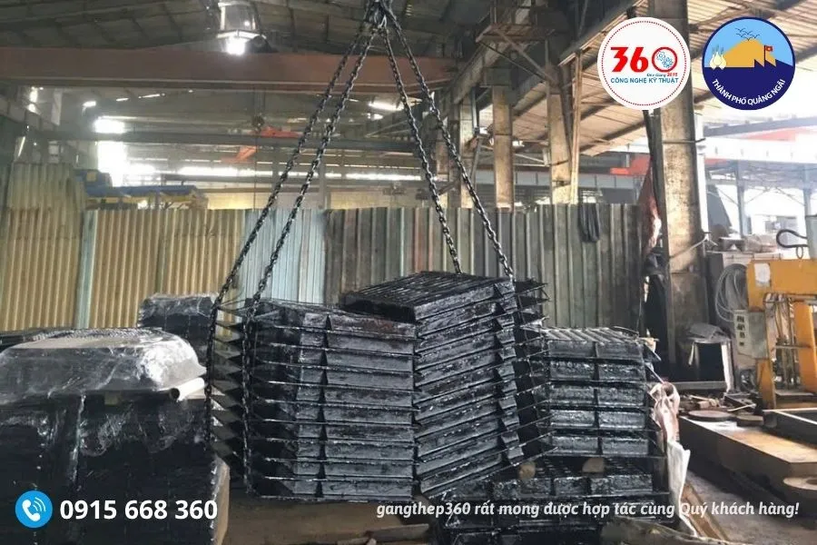 Báo giá song chắn rác gang Quảng Ngãi