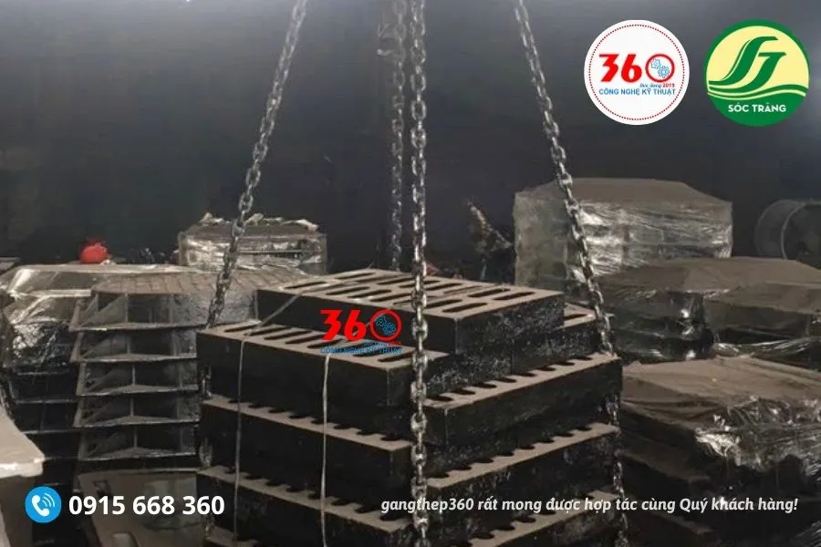 Báo giá song chắn rác gang Sóc Trăng