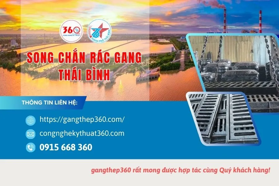 Báo Giá Song Chắn Rác Gang Thái Bình