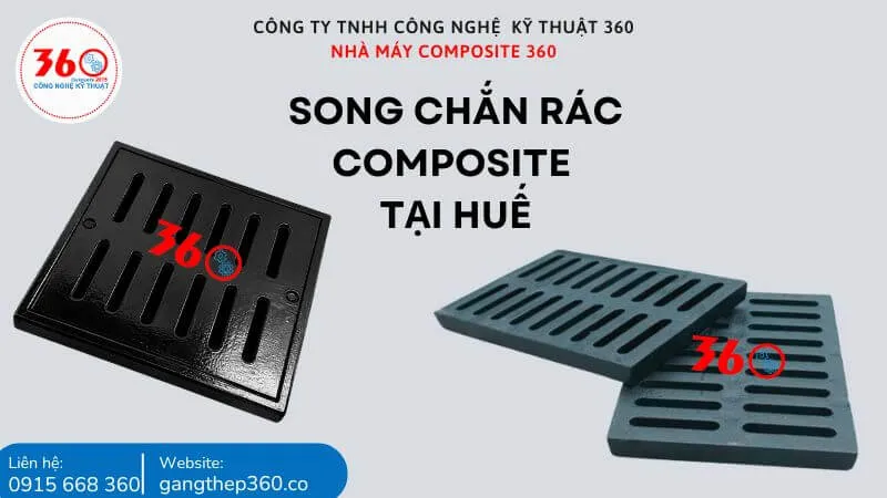 Song chắn rác composite tại Huế