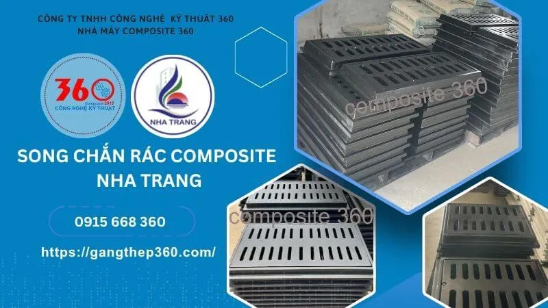 song chắn rác composite tại nha trang