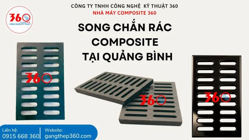 Song chắn rác composite tại Quảng Bình