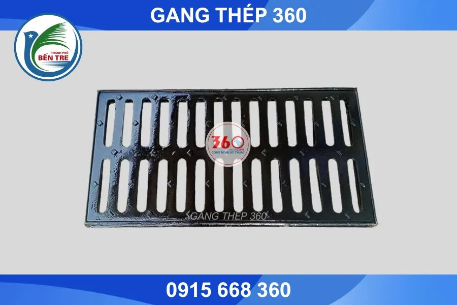 song chắn rác gang Bến Tre