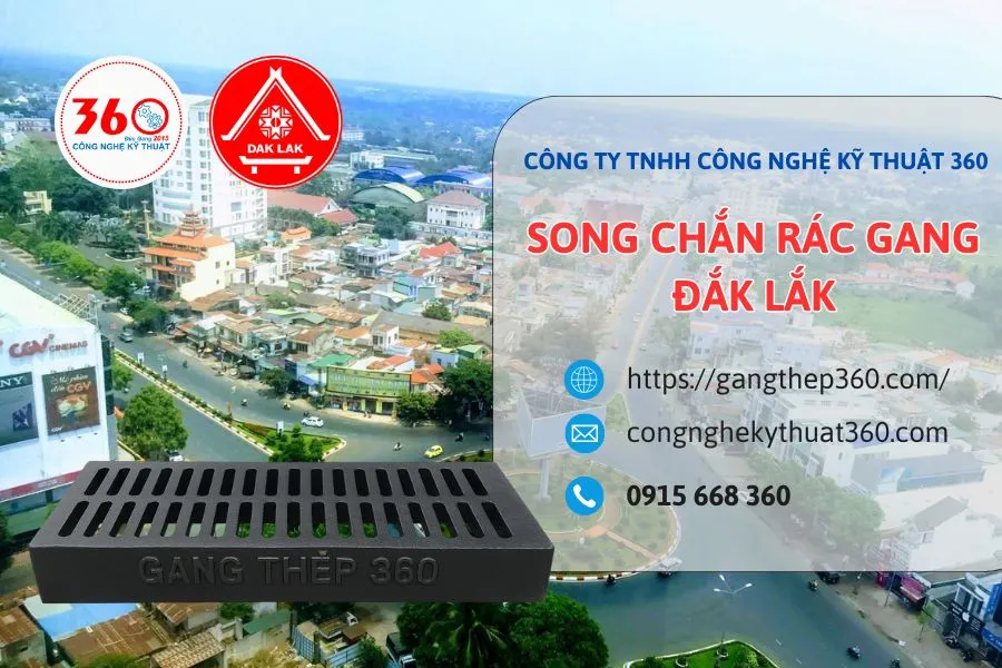 song chắn rác gang Đắk Lắk