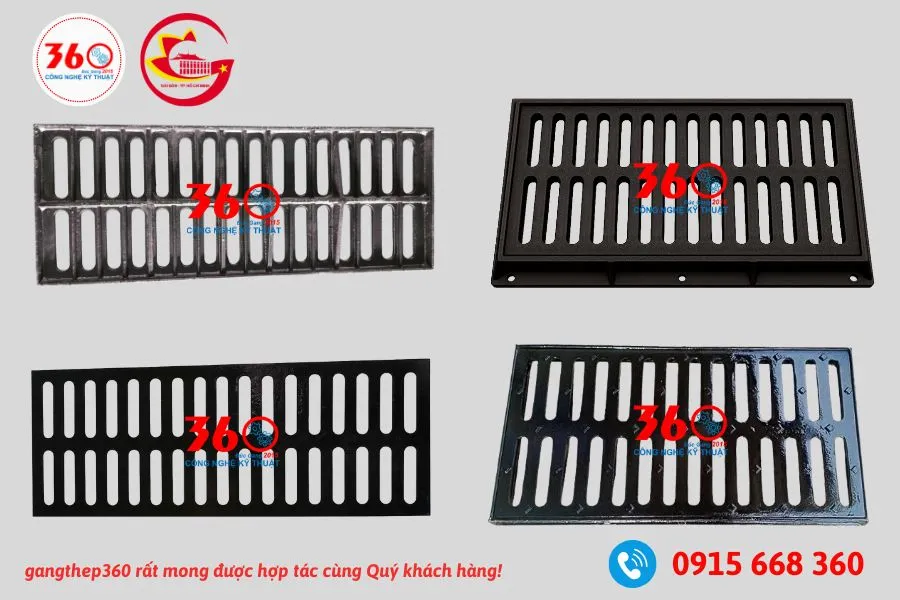 song chắn rác gang Hồ Chí Minh
