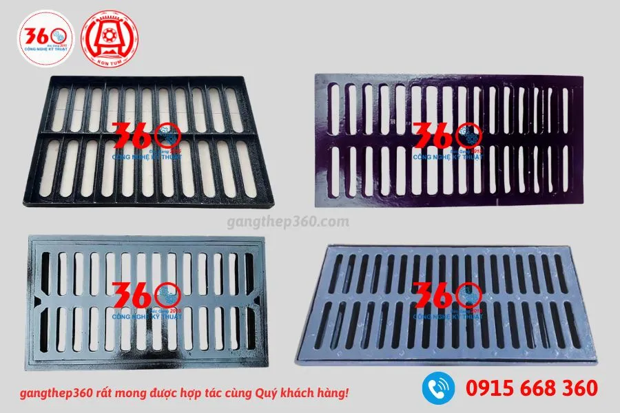 song chắn rác gang Kon Tum