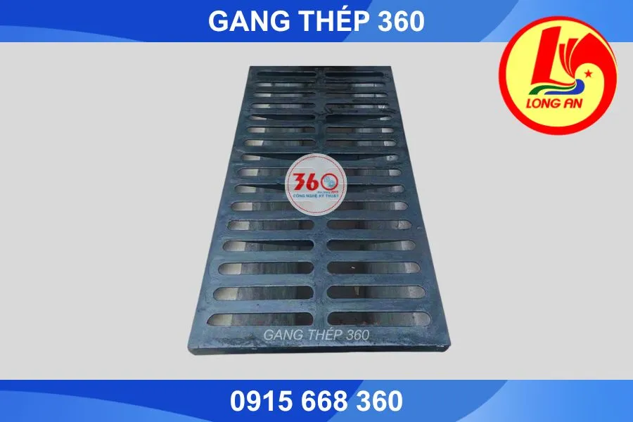 song chắn rác gang Long An