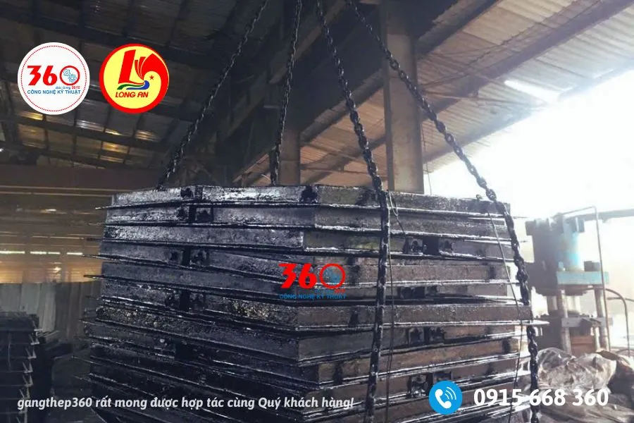 song chắn rác gang Long An