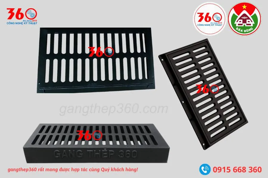 song chắn rác gang tại đắk nông