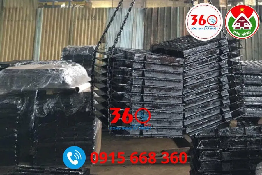 song chắn rác gang tại đắk nông