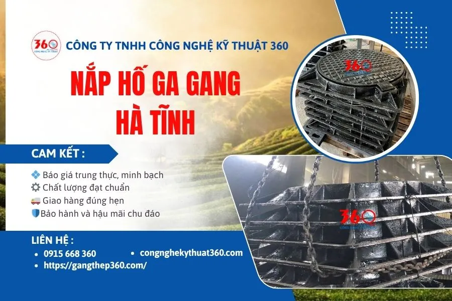 Báo giá nắp hố ga gang Hà Tĩnh