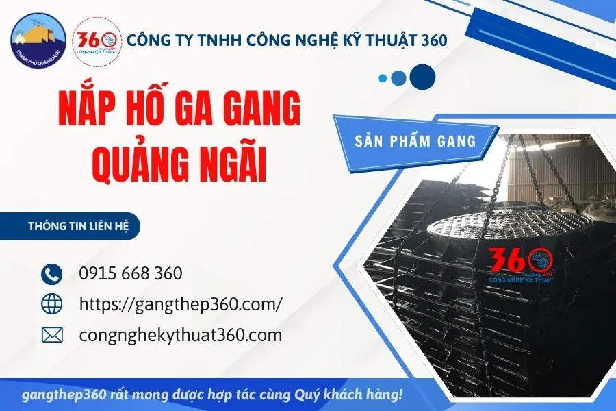 báo giá nắp hố ga gang Quảng Ngãi