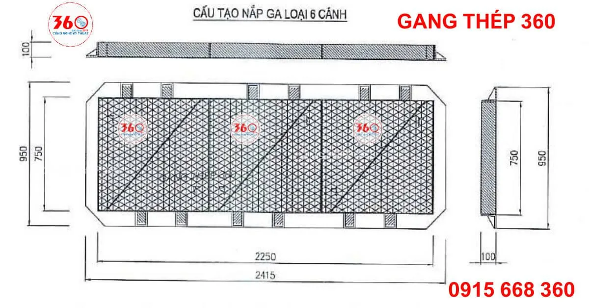 nắp bể cáp gang tại đà nẵng