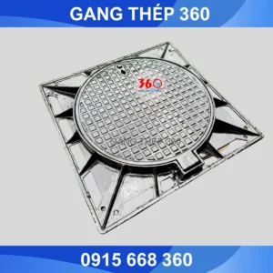 nắp hố ga gang d700