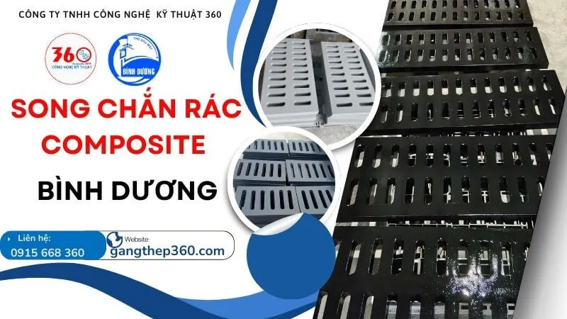 song chắn rác composite Bình Dương