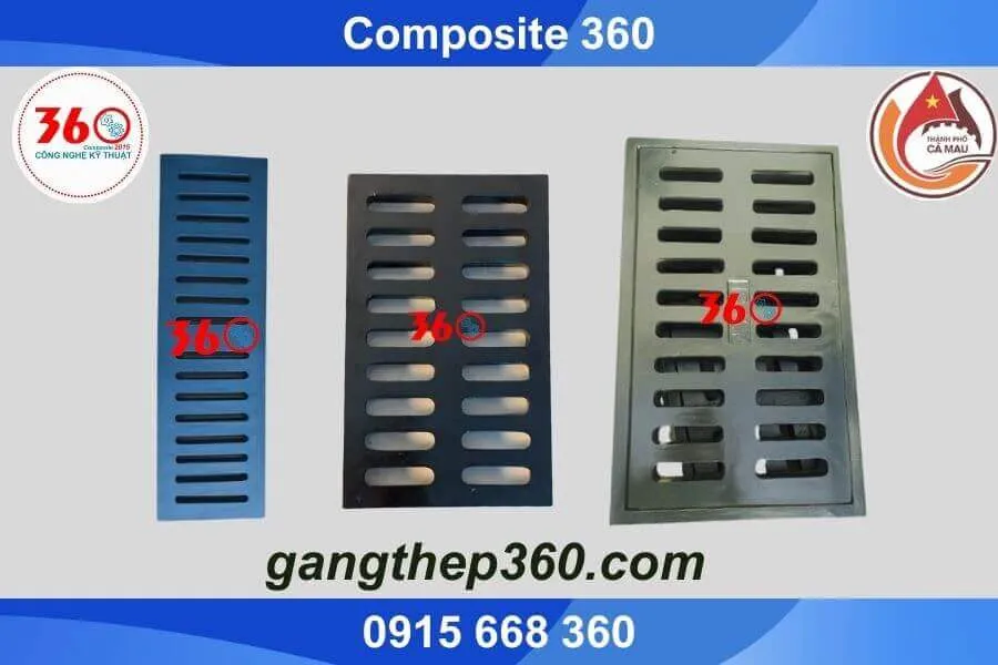 song chắn rác composite cà mau