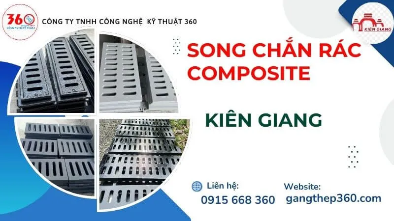 song chắn rác composite Kiên giang