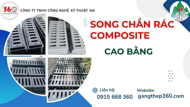 Song Chắn Rác Composite Tại Cao Bằng