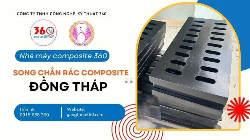 song chắn rác composite tại Đồng Tháp