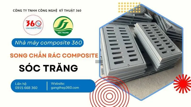 Song Chắn Rác Composite Tại Sóc Trăng