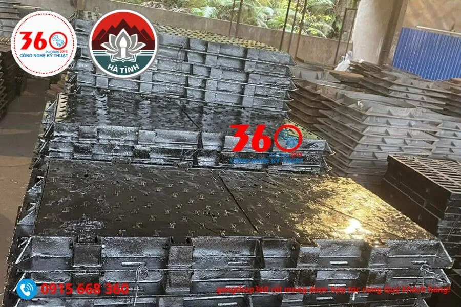 Nắp bể cáp gang tại Hà Tĩnh
