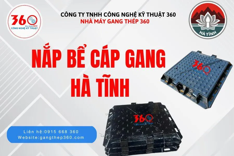 Nắp bể cáp gang tại Hà Tĩnh