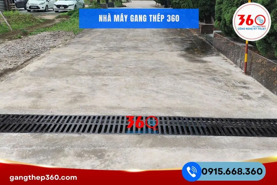 Nắp mương gang đúc