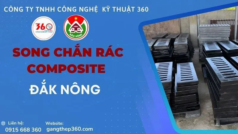 Song chắn rác composite Đắk Nông