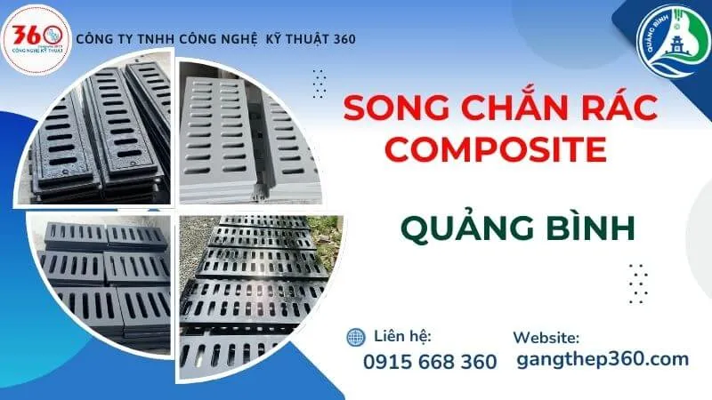 Song chắn rác composite Quảng Bình