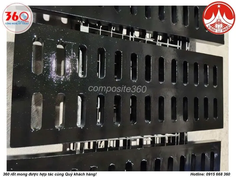 Song chắn rác composite Vĩnh Phúc
