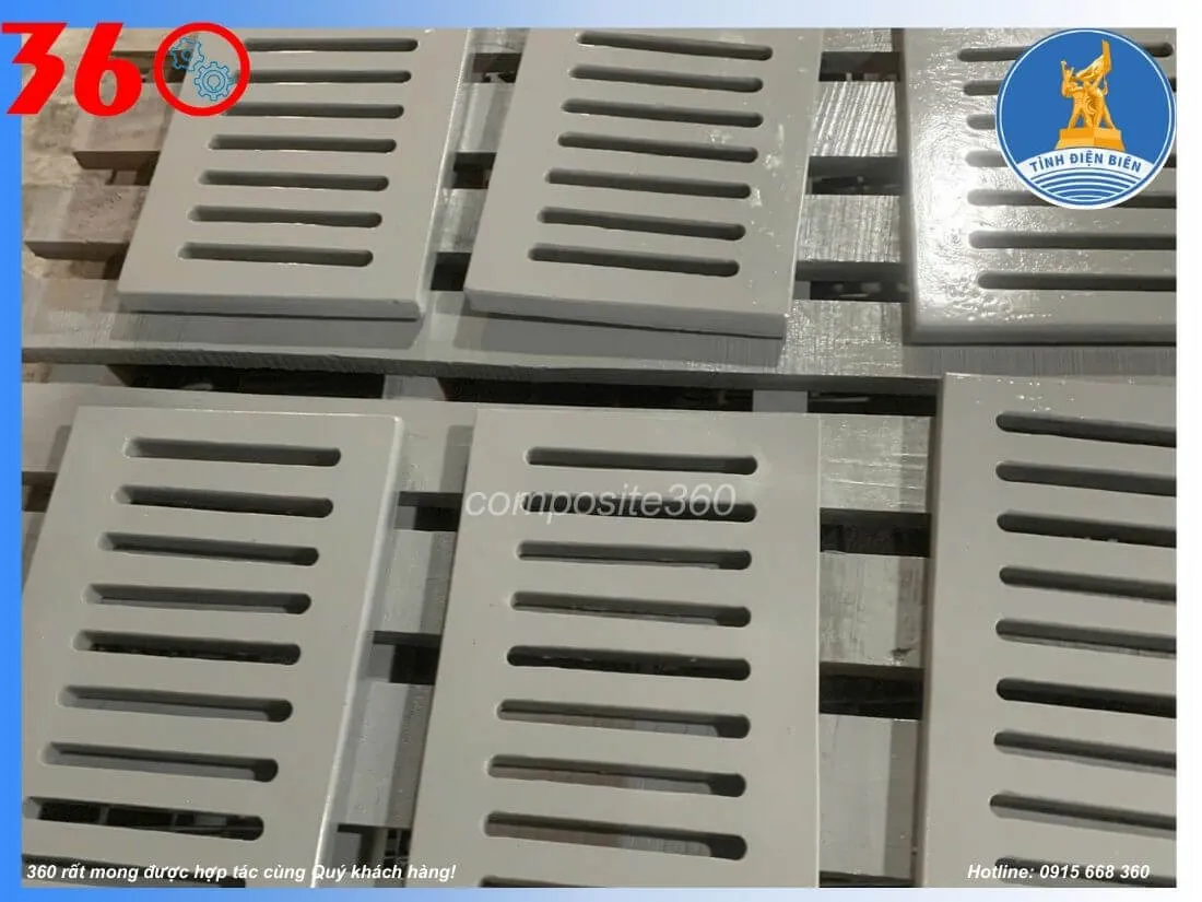 Báo Giá Song Chắn Rác Composite Điện Biên