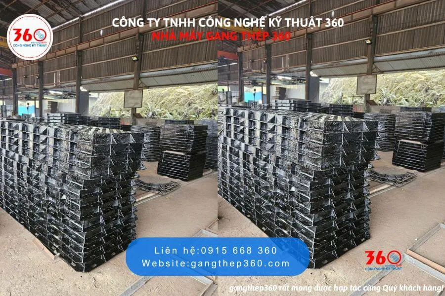 Nắp bể cáp gang 900x900