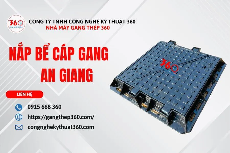 Nắp bể cáp gang tại An Giang