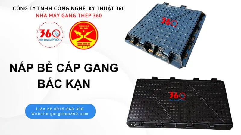 Nắp bể cáp gang tại Bắc Kạn