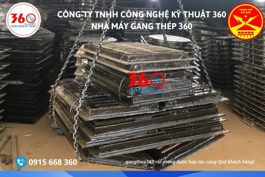 Nắp bể cáp gang tại Bắc Kạn