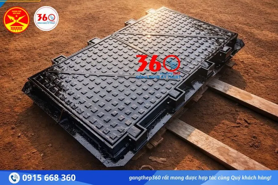 Nắp bể cáp gang tại Bắc Kạn