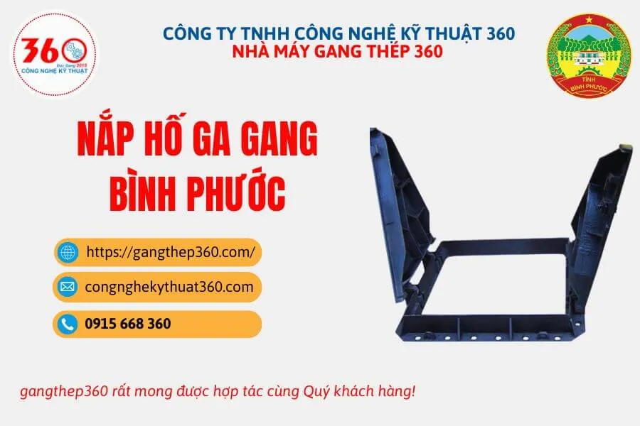 Nắp bể cáp gang tại Bình Phước