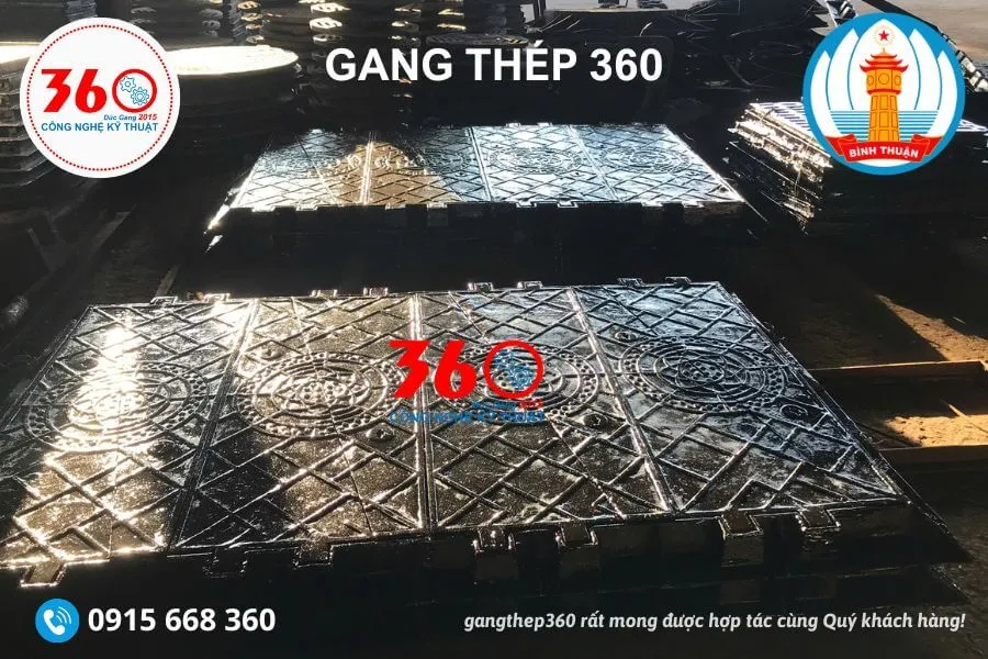 Nắp bể cáp gang tại Bình Thuận