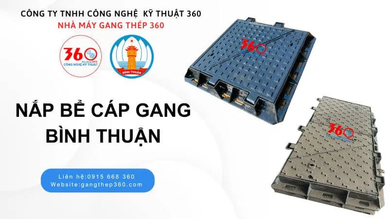 Nắp bể cáp gang tại Bình Thuận
