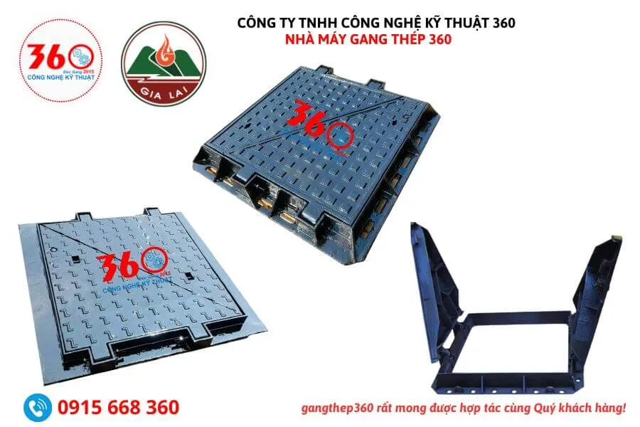 Nắp bể cáp gang tại Gia Lai