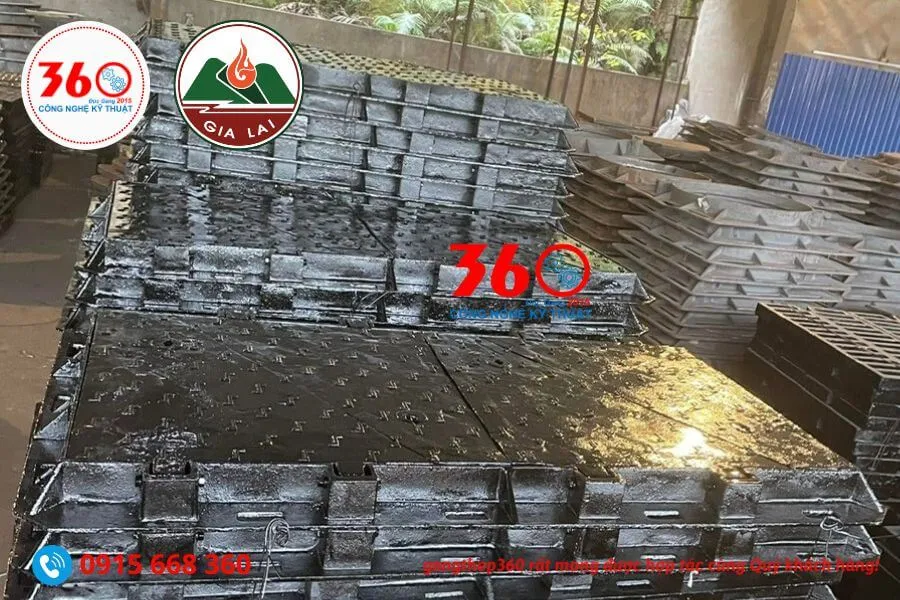 Nắp bể cáp gang tại Gia Lai