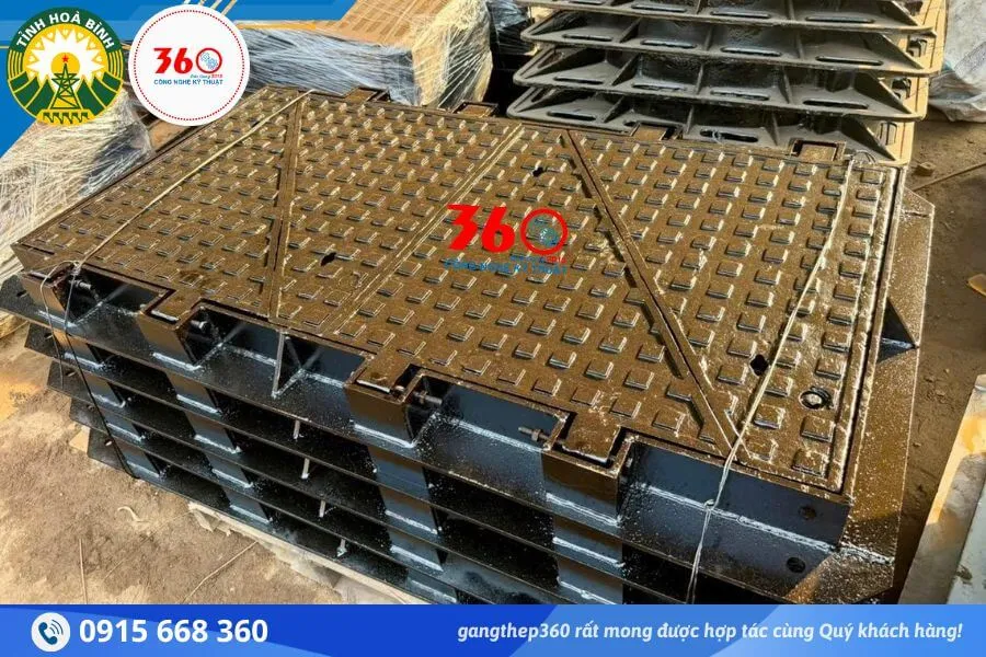 Nắp bể cáp gang tại Hòa Bình
