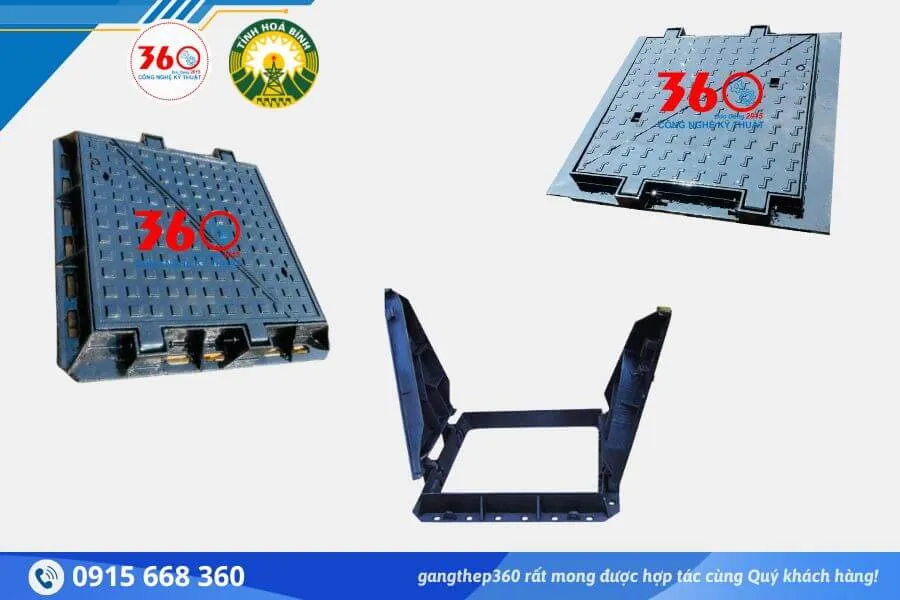 Nắp bể cáp gang tại Hòa Bình
