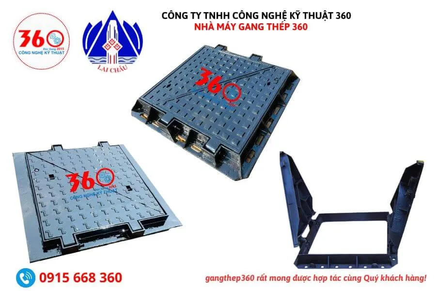 Nắp bể cáp gang tại Lai Châu