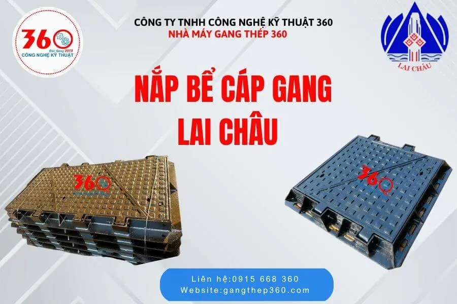 Nắp bể cáp gang tại Lai Châu