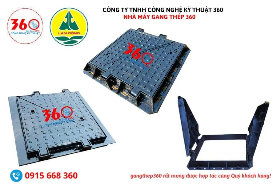 Nắp bể cáp gang tại Lâm Đồng